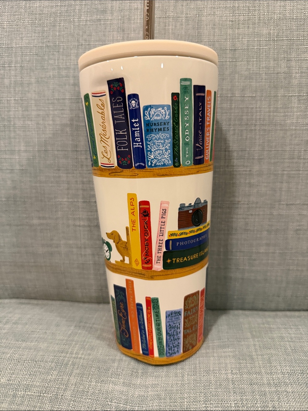24 oz. Corkcicle x Rifle Paper Co. cold cup - Book Club - Picture 3 of 7